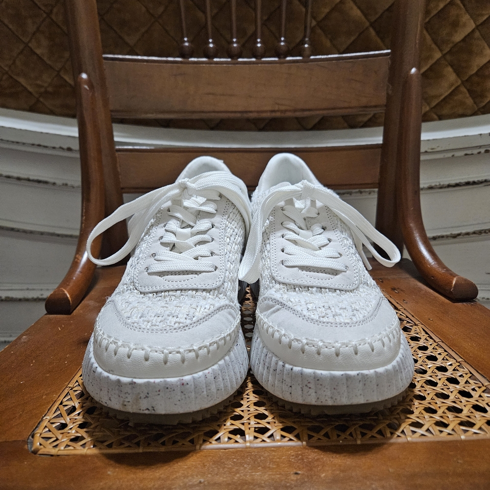 Universal Thread Platform Cream White Textured Te… - image 3